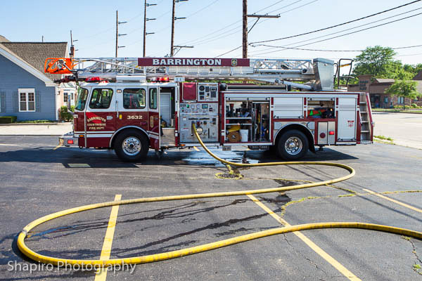 Barrington Fire Department outside fire that spread to building 7-13-13 Shapirophotography.net